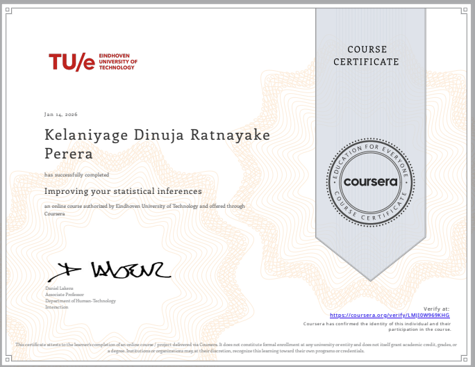 Improving your Statistical Inferences certificate preview